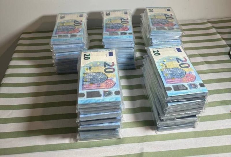 Euro counterfeit bill